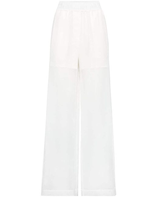 Pantaloni dal taglio comodo di Brunello Cucinelli in White