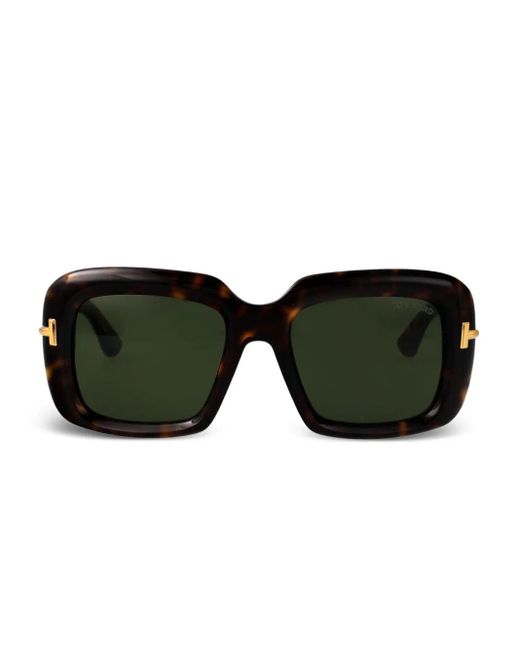 Tom Ford Black Square-Frame Sunglasses