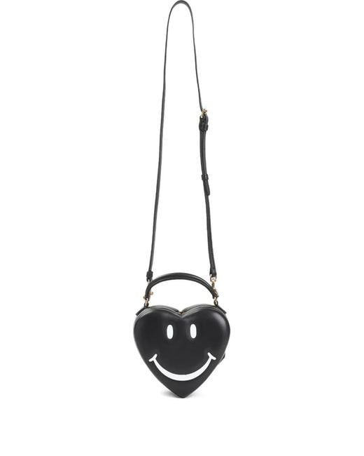 Moschino White Heart-Shape Shoulder Bag