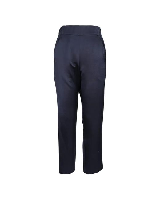 Zero + Maria Cornejo Blue Elasticated Trousers