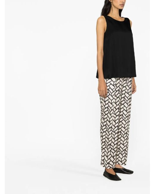 Lorena Antoniazzi Black Sleeveless Tank Top