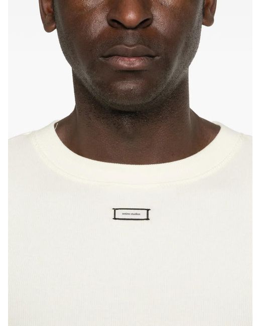 Entire studios White Logo-Label T-Shirt