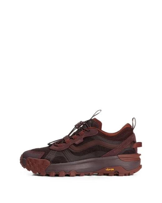 Vans Brown Panelled Vibram-Sole Sneakers