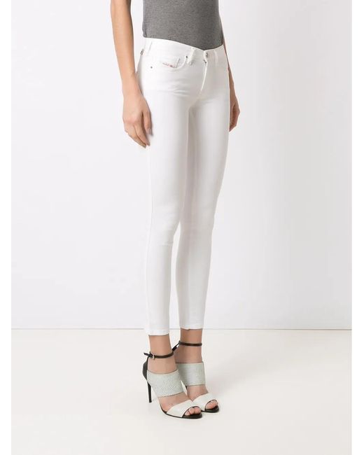 DIESEL White Jean Doris-Ne À Coupe Slim