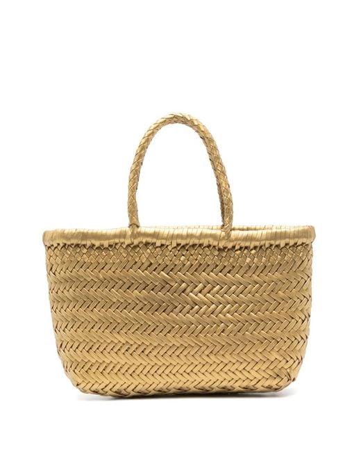 Bolso Shopper Flat Gora Mini Dragon Diffusion de color Natural