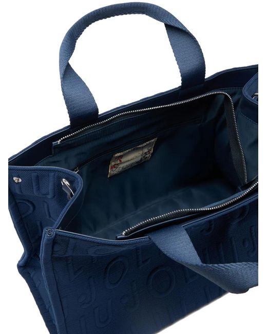 Liu Jo Blue Petrol-Colored Tote Bag
