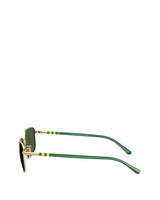 Polo Ralph Lauren Green Rectangle-Frame Sunglasses for men