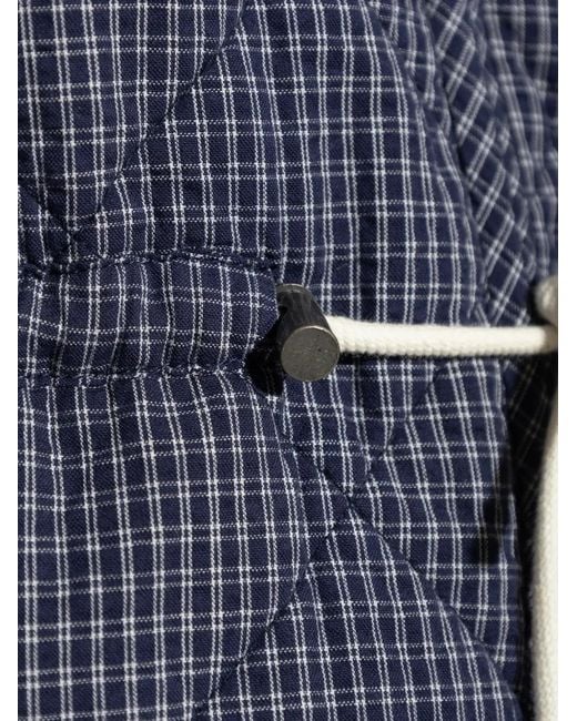 Rethinkit Studios Blue Gesteppte Jacke