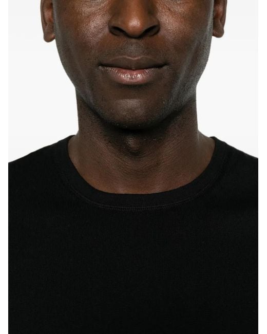 Bompard Black Crew-Neck T-Shirt for men