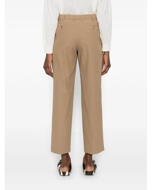 PT Torino Natural Pantalon À Plis Marqués