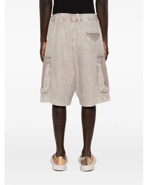Maison Mihara Yasuhiro White Drawstring Cargo Shorts for men