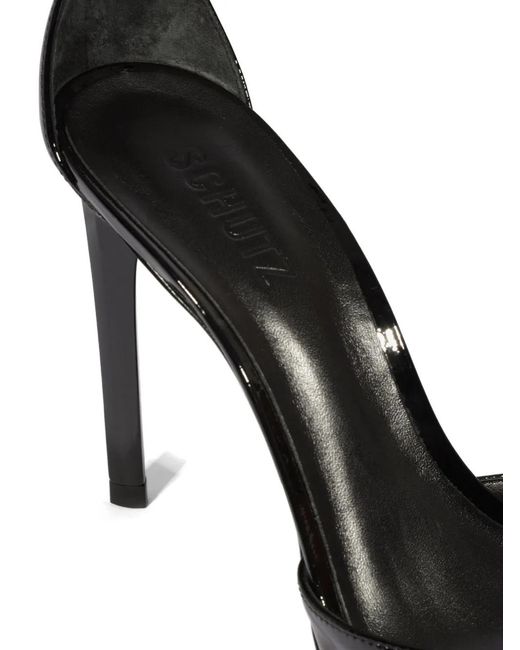 SCHUTZ SHOES Black Ankle-Strap Sandals