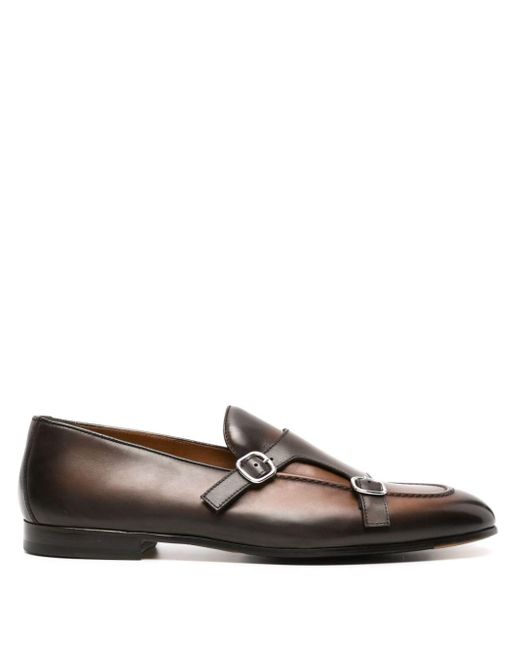 Doucal's Ausgeblichene Monk-Schuhe in Brown für Herren