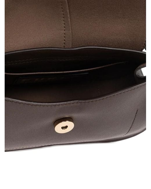 Furla Brown Mini Flow Tote Bag