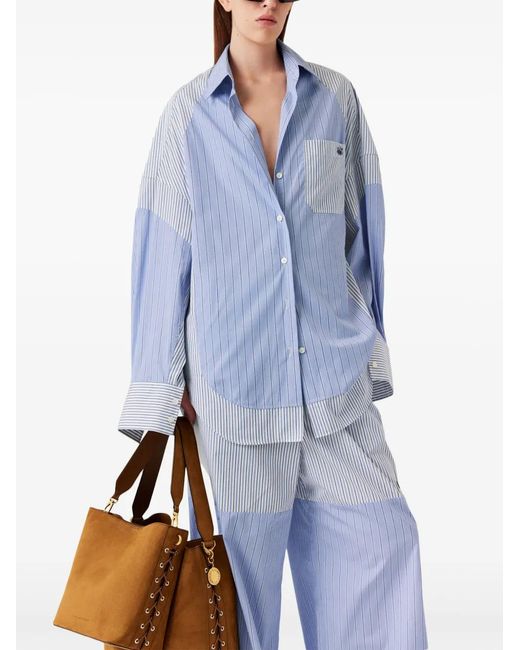 Stella McCartney Gestreept Overhemd in het Blue
