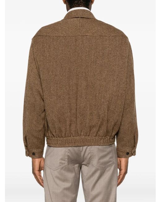 Polo Ralph Lauren Brown Patterned Jacket for men