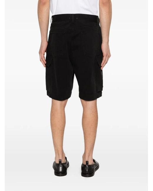 J.W. Anderson Black Cargo-Pocket Shorts for men