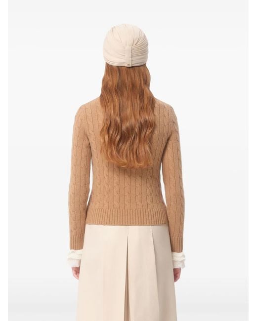 Valentino Garavani Natural Cashmere Sweater