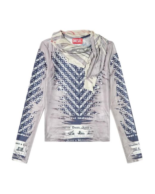 DIESEL White Top T-Anda