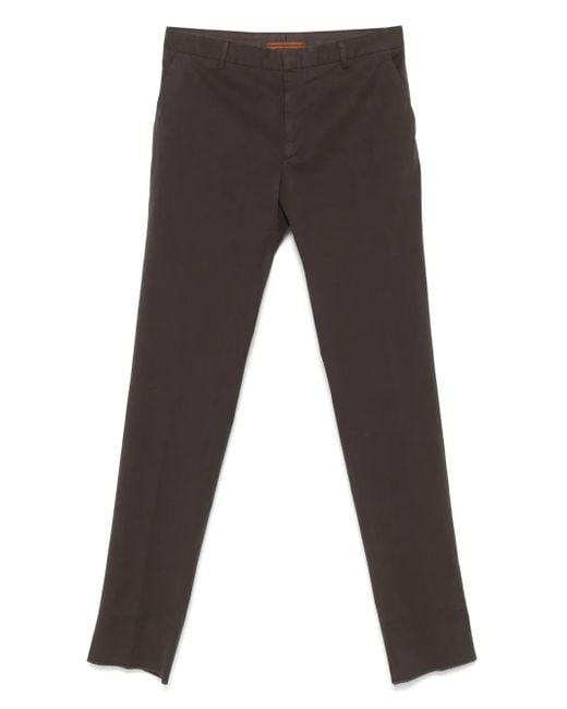 Pantalon Chino À Coupe Stretch Zegna pour homme en coloris Gray