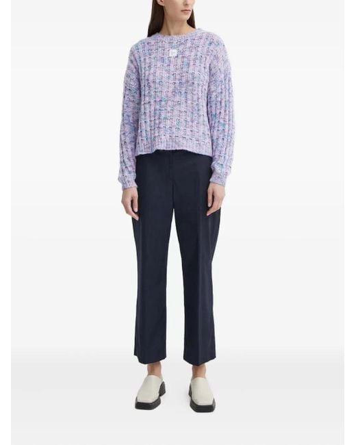 Paul Smith Blue Buttoned Trousers