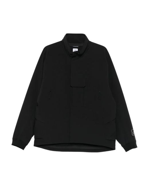 C P Company Black Pocket-Detail Jacket for men