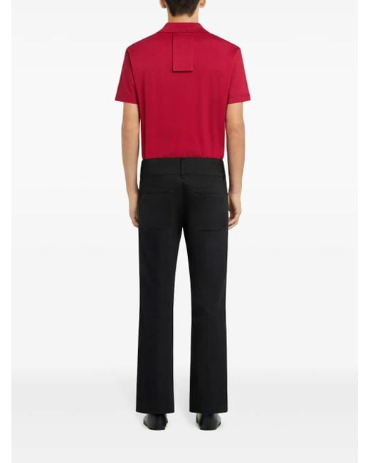 Courreges Red Ac Polo Shirt for men