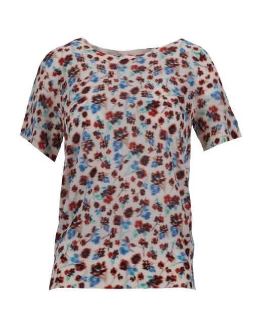 Paul Smith White Floral-Pattern T-Shirt