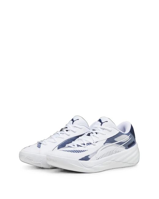 PUMA Blue All-Pro Nitro Team Trainers for men