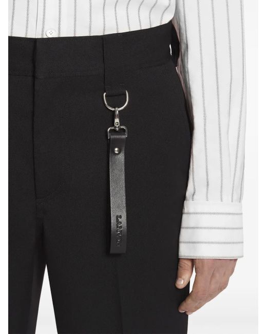 Lanvin Black Straight-leg Trousers for men