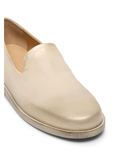 Marsèll Natural Round-toe Leather Loafers