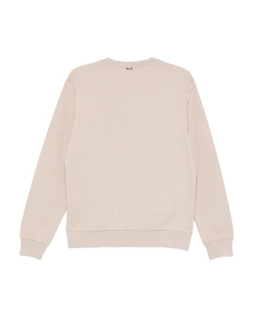 Herno White Logo-Print Sweatshirt for men