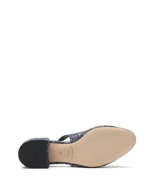 Scarosso Blue 35Mm Coco Pumps