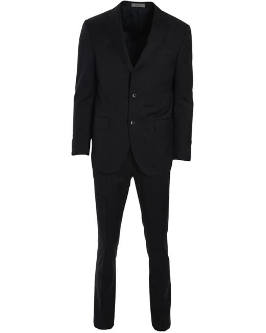 Corneliani Pak Van Scheerwol in het Black voor heren