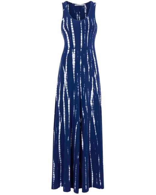 Vestido con estampado tie-dye Proenza Schouler de color Blue