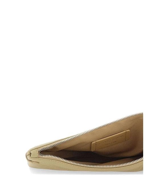 Gianni Chiarini Natural Hermy Leather Clutch Bag