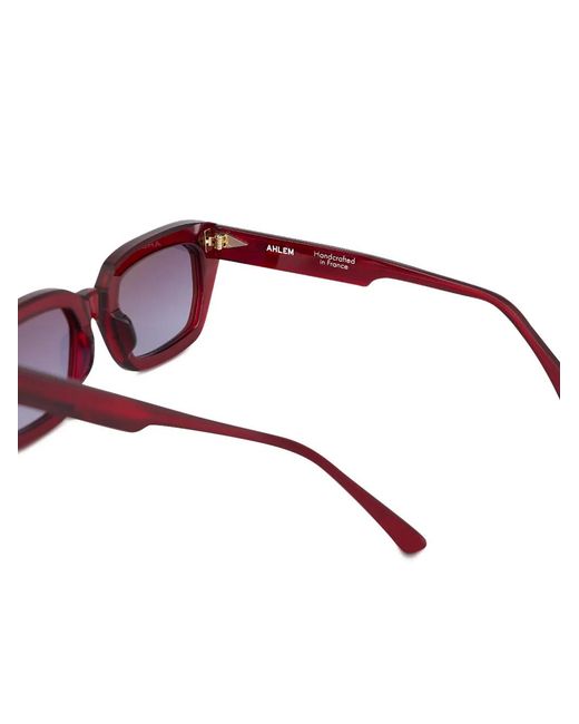 Ahlem Red Jeanne Geometric-Frame Sunglasses