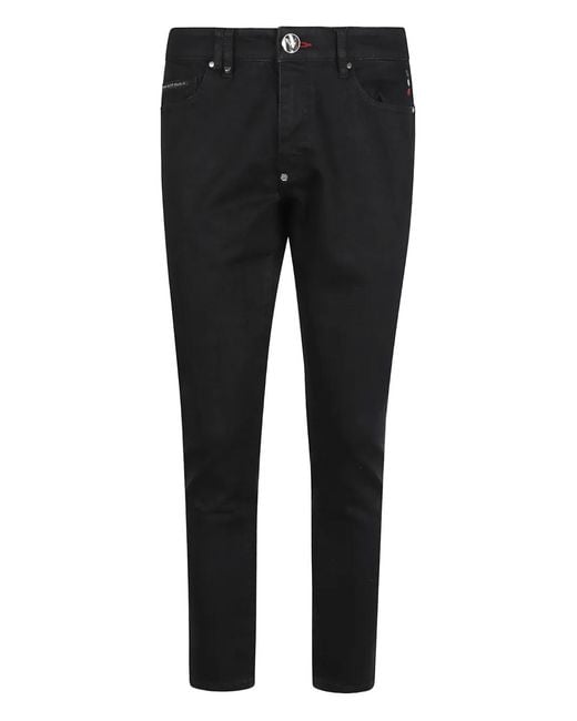 Philipp Plein Black Jeans Skinny for men