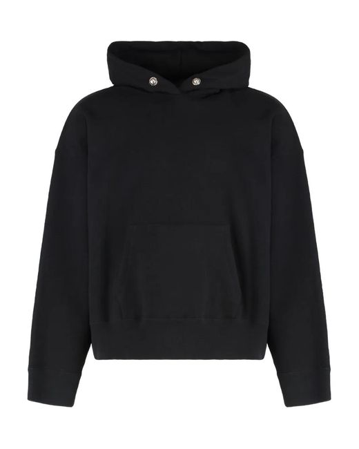 EZR Black Pocket Hoodie for men