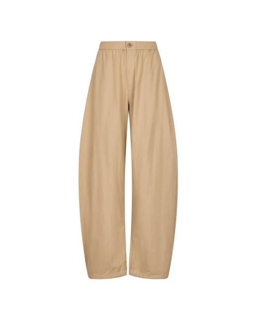 CROQUIS Natural Relaxed-Fit Curved-Leg Trousers for men