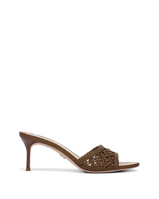 Veronica Beard Brown Tia Sandals