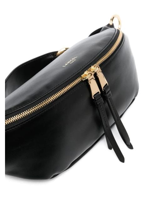 Lancel Black Small Origami Crossbody Bag