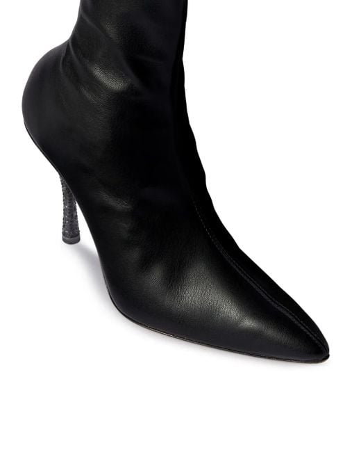 Off-White c/o Virgil Abloh Black Cuissard Stiefel