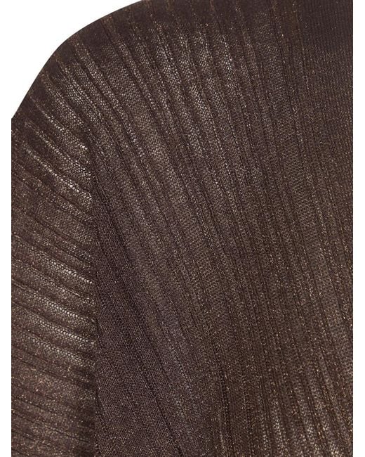 Alpha Studio Brown Open-Front Cardigan