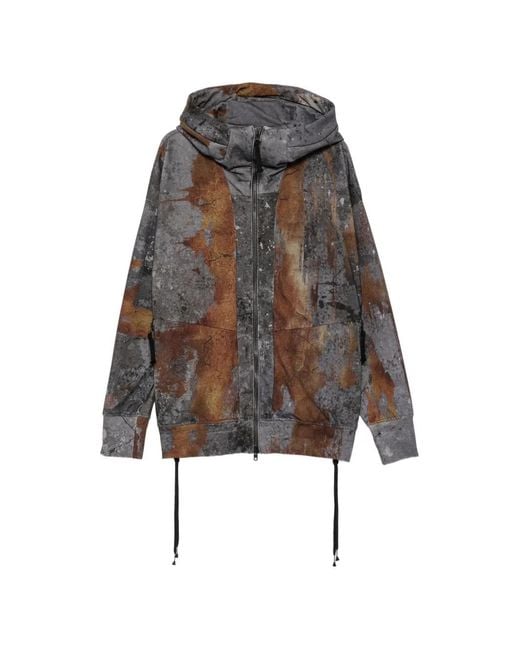 D HYGEN Brown Printed Jacket for men