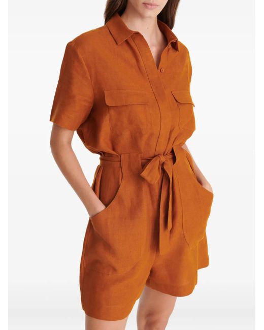 Eres Orange Généreux Playsuit