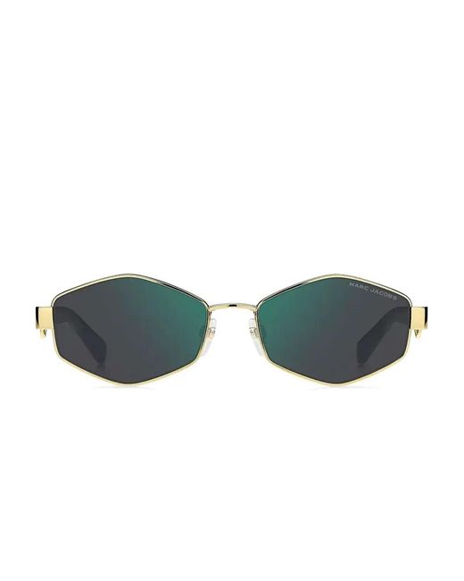 Marc Jacobs Green Geometric-Frame Sunglasses
