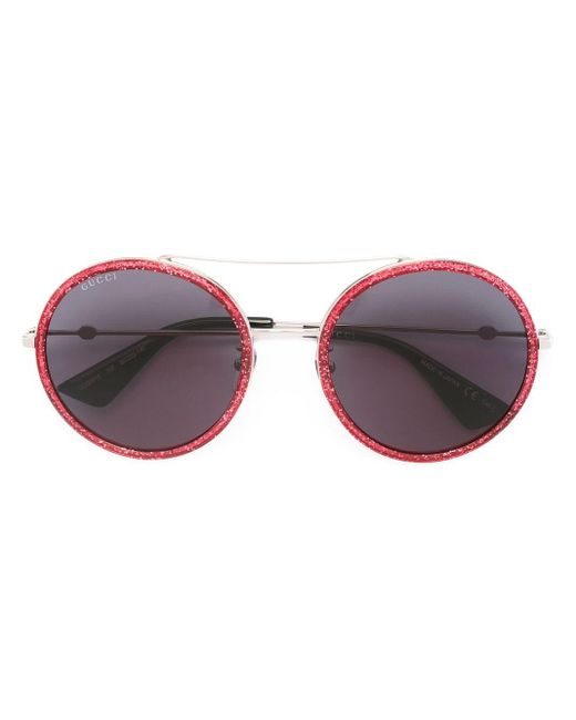 gucci pink aviator sunglasses