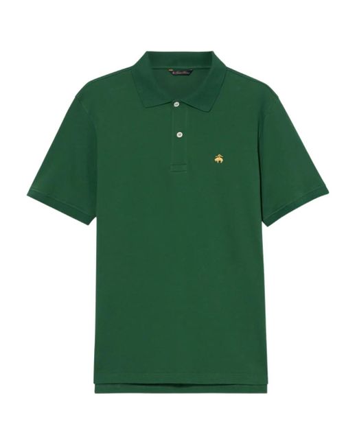 Brooks Brothers Poloshirt Aus Baumwoll-Piqué in Green für Herren