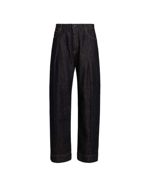 Dolce & Gabbana Black Denim Trousers for men